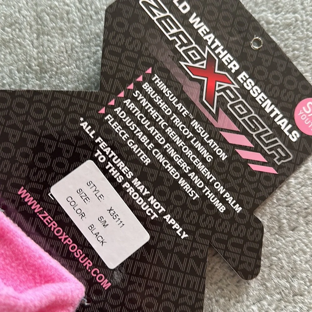 NWT zeroxposur gloves